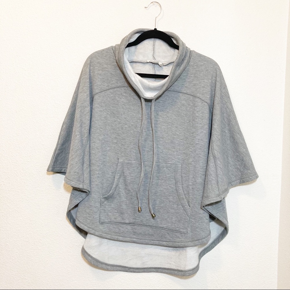 NWOT gray poncho by Simply Noëlle
